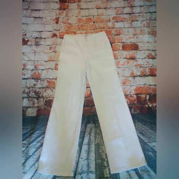 Judy Blue Women's Size 9 Wide Leg White Pants - Picture 4 of 10